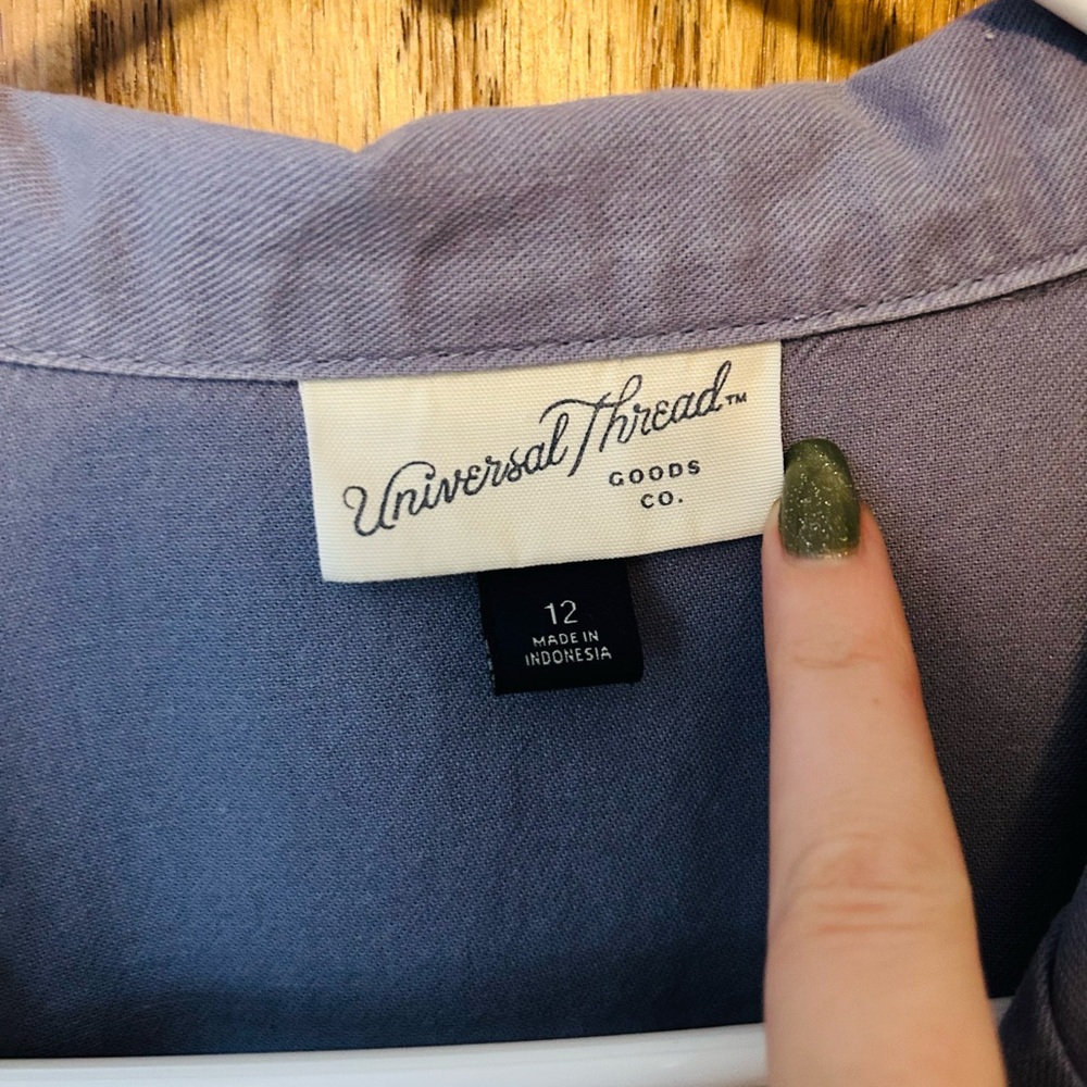 Universal Thread Lavender Grey Utility Jumpsuit - image 2